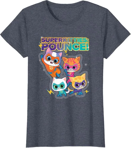 Miniatura 53 de Disney Junior SuperKitties Pounce! Camiseta de equipo completo, talla S