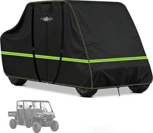 Miniatura 8 de Cubierta impermeable para UTV de 4 plazas – Protección 600D lado a lado, compatible con Polaris Ranger Crew XP 1000/900/570/800, General, RZR