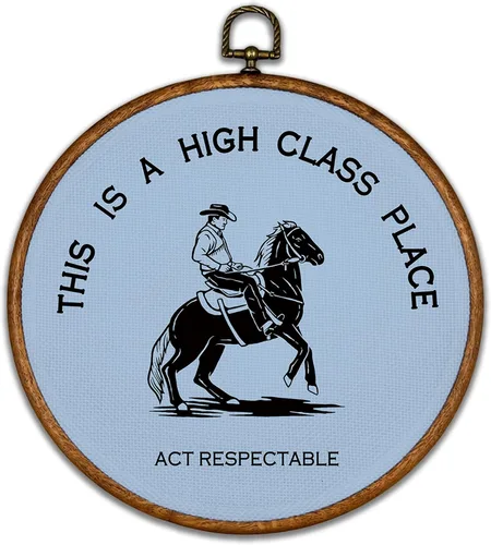 Miniatura 40 de KSDUT Arte de Pared Occidental de Vaquero Ágata Verde - Arte de Pared Preppy Moderno del Suroeste en Lienzo con Marco Colgante, Arte de Pared