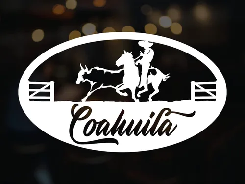 Miniatura 18 de Durango - Adhesivo adhesivo de vinilo para carros diseño Charro de México, Calcomanias para Trocas y Carros (14 x 8 pulgadas, Durango)