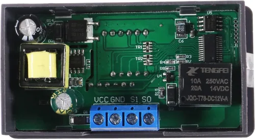 Miniatura 5 de 2 unids temporizador de retardo relé AC 110 V 220 V 10 A 1500 W programable pantalla LED digital ciclo temporizador retardo interruptor módulo