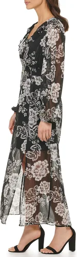 Miniatura 3 de GUESS Vestido estampado floral de gasa para mujer