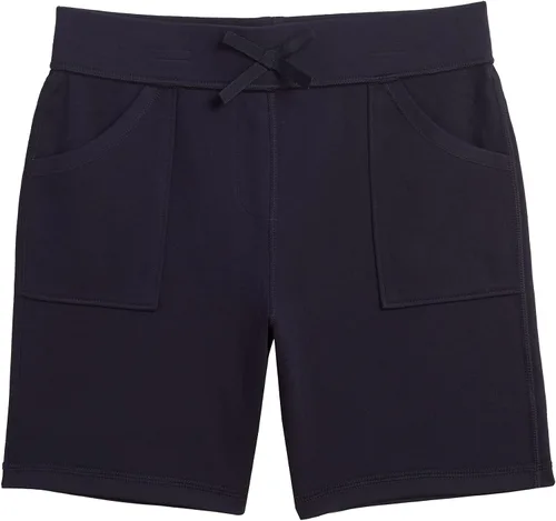 IZOD Girls School Uniform Sensory-Friendly Pull-on ShortSoft Fabric with Elastic WaistDrawstring Tagless Flattened Seams