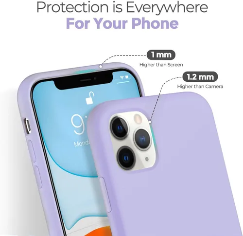 Miniatura 2 de IceSword - Funda de gel de silicona líquida para iPhone 11 Pro Max