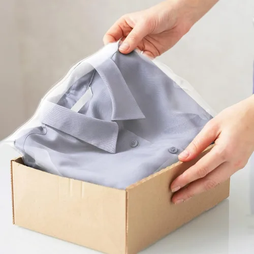 Miniatura 7 de Bolsas de embalaje transparentes, 12 x 18 pulgadas. Paquete de 100 bolsas de plástico de polietileno para ropa o juguetes. Embalaje de camisa