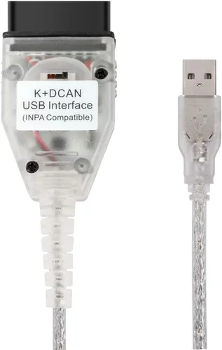 Miniatura 2 de Taotao Cable K+CAN con interruptor FT232RL K+D CAN Cable de interfaz USB para coche Ediabas K+Dcan USB OBD2 OBDii escáner de diagnóstico para BMW