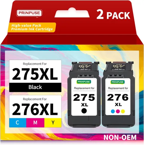 275 y 276 cartuchos de tinta de repuesto para Canon Ink 275 y 276 PG-275XL CL-276XL utilizado con impresora Canon PIXMA TS3500 TS3522 TS3520 TS3720