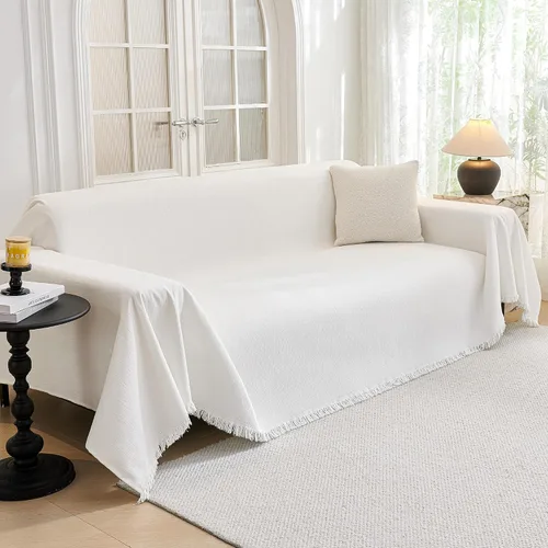 Miniatura 30 de MYSKY HOME Fundas para sillón, funda para silla reclinable, color beige, fundas de sofá para sofá modular en forma de L, fundas de sofá de gran