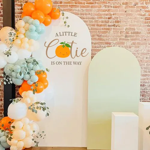 Miniatura 8 de Calcomanía de Niño o Niña - Baby Shower, Suministros de Decoración para Fiesta de Revelación de Género, Pegatinas de Pared, Letrero de Arco