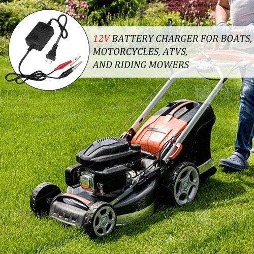 Miniatura 3 de Cargador de batería de plomo ácido sellado para automóvil, 12 V, 1300 mA, mantenedor de carga automática de goteo con protección contra