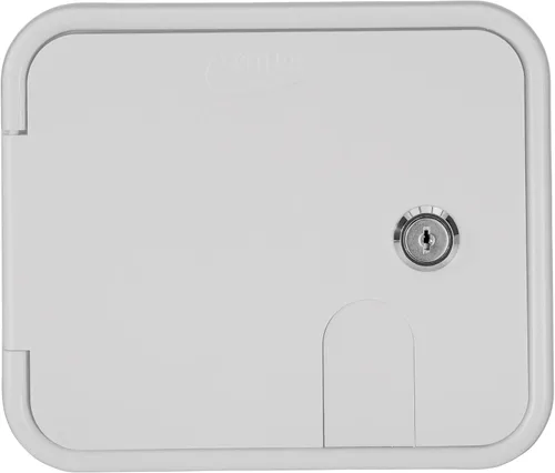 Miniatura 3 de RecPro Escotilla eléctrica con cerradura para caravanas y vehículos recreativos Cubierta de escotilla de agua con cerradura para campistas