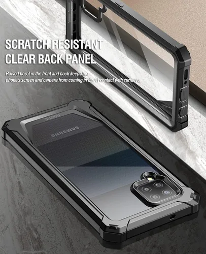 Miniatura 4 de Poetic Guardian - Funda diseñada para Samsung Galaxy A42 5G, protector de pantalla integrado que funciona con identificación de huellas dactilares