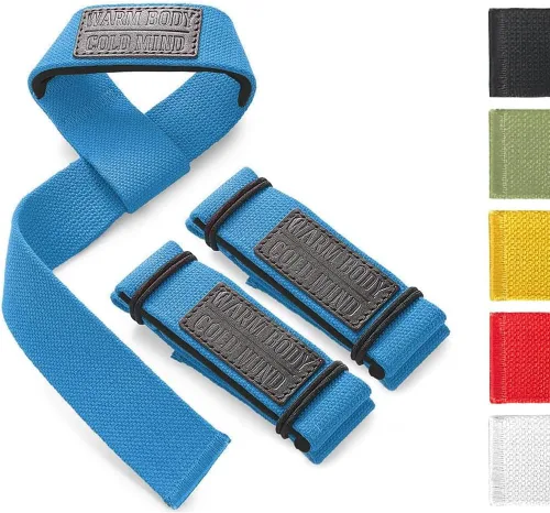 Miniatura 9 de WARM BODY COLD MIND Lasso - Muñequeras de levantamiento para entrenamiento cruzado, clasificadas en 770 libras, vendas de mano para levantamiento