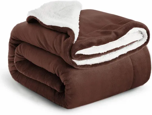 Miniatura 30 de IR Imperial Rooms Mantas Sherpa de color rosa bebé tamaño King para cama – Paquete al por mayor de 9 mantas Sherpa – Manta suave y esponjosa