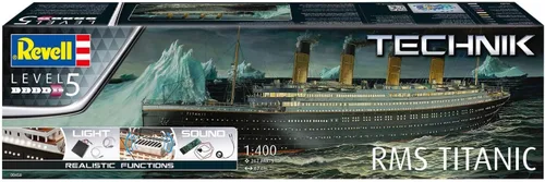 Miniatura 3 de Revell RV00458 RMS Titanic - Kit modelo Technik, Sin pintar