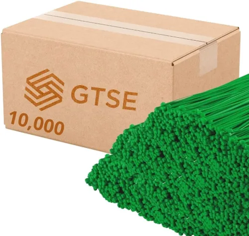 Miniatura 70 de GTSE - Paquete de 100 bridas con cremallera de 20.3 cm, color plateado/gris, 8.06 kg de resistencia, bridas de nailon grises resistentes a los rayos