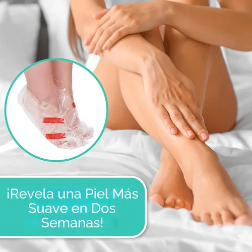 Miniatura 4 de DERMORA Mascarilla Exfoliante para Pies - Paquete de 2 Mascarillas Exfoliantes de Tamaño Regular para Pies Secos y Agrietados, Callos, Removedor