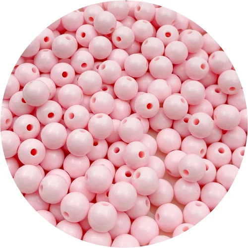 400 cuentas redondas de acrílico pastel de 0.315 pulgadas (0.315 in), cuentas espaciadoras de color caramelo, cuentas de resina de plástico para 306