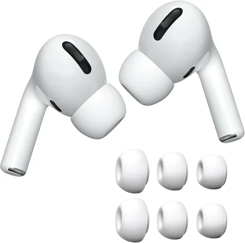 Miniatura 5 de Acediar Puntas de Repuesto Compatibles con AirPods Pro1,2 [3 Pares], Puntas de Auriculares de Silicona con Orificio de Reducción de Ruido, Se