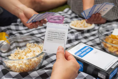 Miniatura 6 de New Phone, Who Dis? Paquete de expansión de malos consejos NSFW de Relatable, añadir al juego central de New Phone, Who Dis?, incluye 45 tarjetas