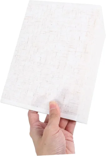 Miniatura 8 de VILLCASE Pantalla de lámpara de lino, cubierta rectangular de lino para lámpara de suelo, cubierta de luz de mesa para dormitorio, sala de estar