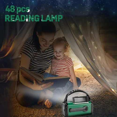 Miniatura 8 de Radio meteorológica de emergencia NOAA, la mejor batería portátil de 10000 mAh, manivela, radios de viento AM/FM alimentadas por energía solar