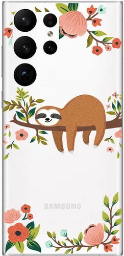 Miniatura 8 de Blingy's Funda para Samsung Galaxy S23 Ultra, lindo diseño de oso koala divertido estilo animal de dibujos animados, funda protectora transparente