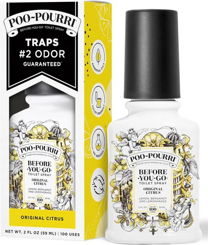 Miniatura 20 de Poo-Pourri - Spray para inodoro antes de ir, aroma cítrico original, 4 onzas líquidas