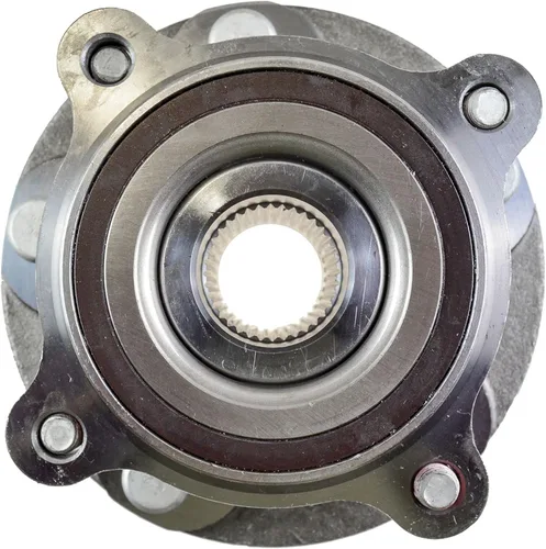 Miniatura 4 de TRQ Cojinete de rueda delantera y conjunto de cubo con sensor ABS compatible con Toyota Sequoia 2008-2022 Tundra 2007-2021