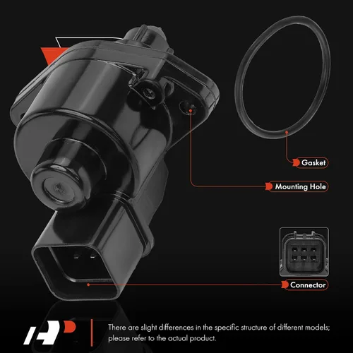 Miniatura 3 de A-Premium Válvula de control de aire de ralentí de inyección de combustible compatible con Hyundai Sonata 1996-1998 y Dodge Raider 1989, Ram 50