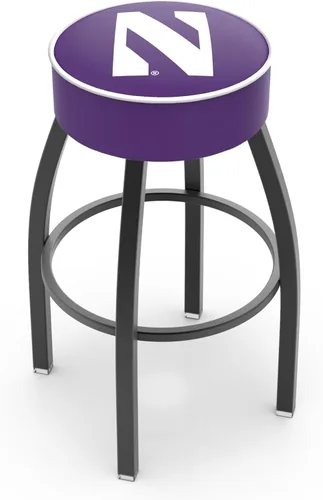 Miniatura 29 de The Holland Bar Stool Company L8B1-4 Georgia Tech - Taburete giratorio con base antiarrugas, color negro