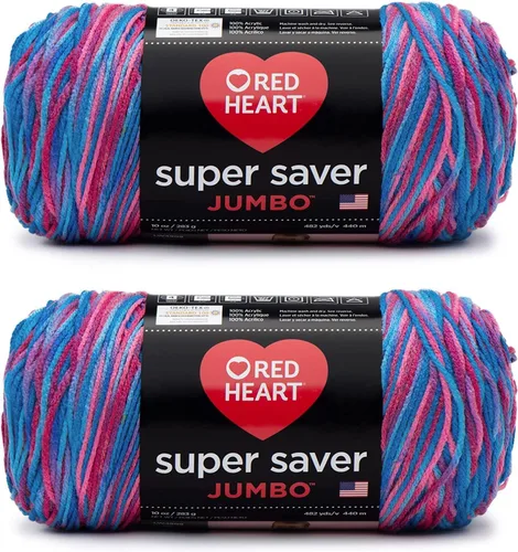 Miniatura 15 de Red Heart Super Saver Jumbo Ovillo de lana, Amatista