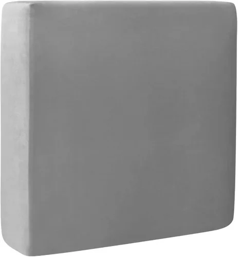 Miniatura 12 de Fundas de cojín de terciopelo para sofá, funda elástica para cojín de sofá suave, protector de muebles extraíble y lavable para sala de estar, Negro
