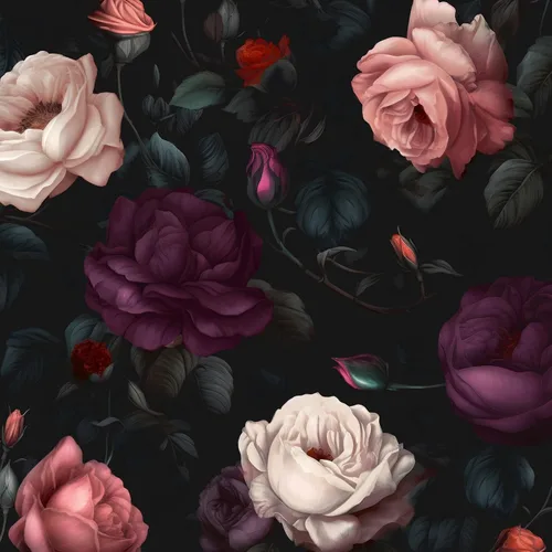 Miniatura 17 de BOKEBEVE Papel Pintado Vintage de Despegar y Pegar Hojas Papel de Contacto Oro Negro Floral para Estante de Libros Forro de Cajón Amigable