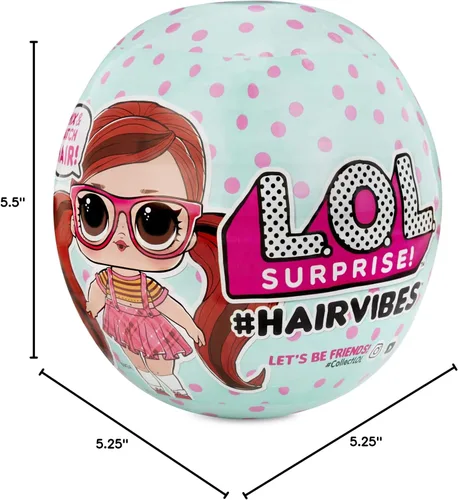 Miniatura 20 de L.O.L. Surprise! Muñecas Hairvibes con 15 sorpresas y extensiones para mezclar y combinar