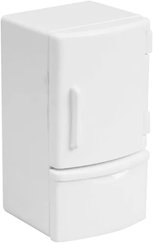 Vaguelly Muebles de casa de muñecas en miniatura para nevera a escala 1, 12, juguete para casa de muñecas, accesorios de cocina, decoración de sala