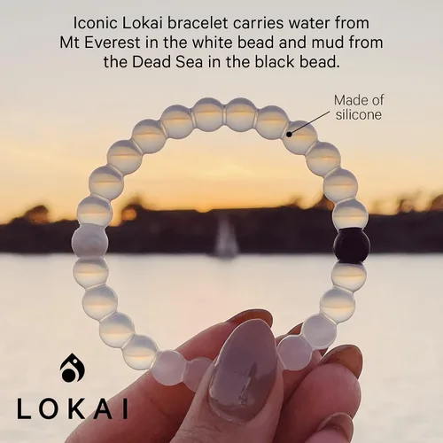 Miniatura 2 de Lokai Classic Beaded Bracelet for Women Men - Silicone Jewelry Fashion Bracelet Slides-On for Comfortable Fit