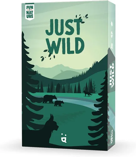 Helvetiq Just Wild - Juego de cartas - Lucha por la supervivencia y el territorio en el reino animal. Divertido juego familiar educativo para niños