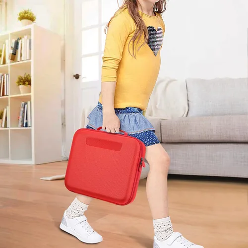 Miniatura 7 de FINPAC Estuche rígido de transporte para juegos Osmo, maletín organizador de almacenamiento grande para base Osmo para iPad, tablero creativo
