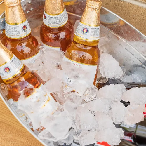 Miniatura 6 de Simple Elements - Bañera galvanizada para bebidas de 2.5 galones, cubo de hielo multifuncional, bañera de bebidas para fiestas, eventos y decoración