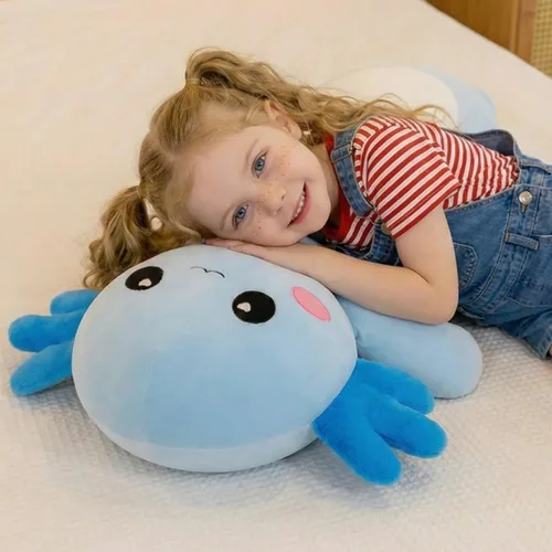 Miniatura 8 de Kekeso - Peluche largo de Axolotl, almohada de felpa de salamandra, peluche suave de Axolotl para niños y niñas, regalos para Navidad