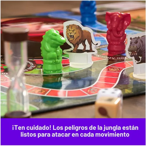 Miniatura 5 de Spin Master Games, Edición del 30º Aniversario de Jumanji, El Clásico Juego de Mesa de Aventura Familiar Basado en la Película de Acción y Comedia