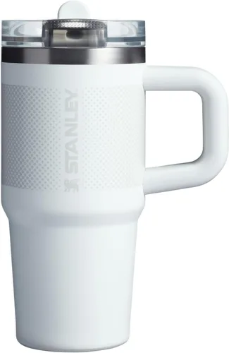 STANLEY Quencher ProTour - Vaso con popote abatible con tapa a prueba de fugas, 14 onzas, popote y asa integrados, compatible con portavasos para