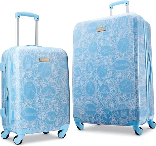 Miniatura 7 de AMERICAN TOURISTER Disney Hardside Luggage with Spinner Wheels, Light Blue, Carry-On 21-Inch