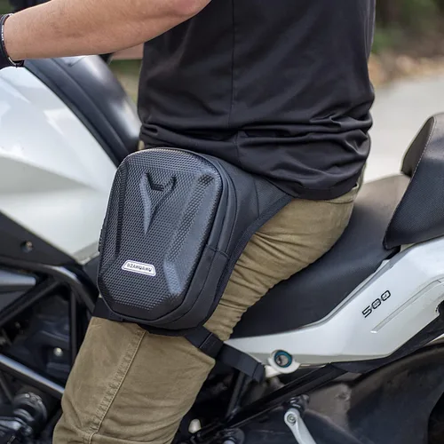 Miniatura 3 de Riñonera para motocicleta, bolsas de pierna caída, para hombres y mujeres, ciclismo, ciclismo, táctica, muslo, bolsa de almacenamiento