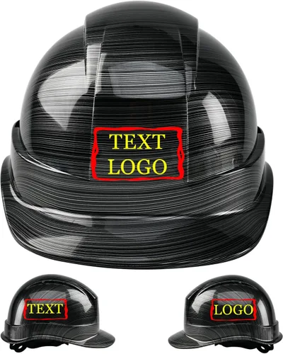 Miniatura 33 de Casco de seguridad personalizado para construcción Casco de trabajo de seguridad con suspensión de trinquete ajustable de ala completa con carcasa