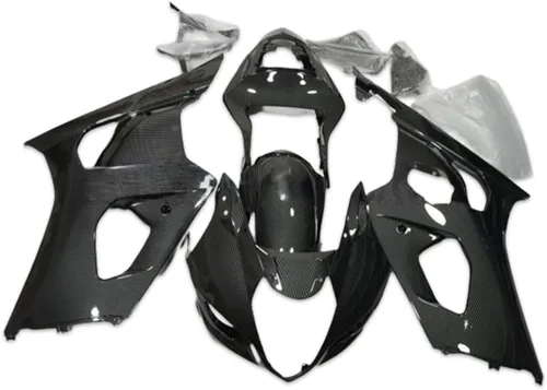 Miniatura 8 de Carenado de carrocería negro mate de plástico apto para 2003 2004 GSXR 1000 Inyección ABS Nuevo Aftermarket Kit Kit de carrocería GSXR-1000 03 04