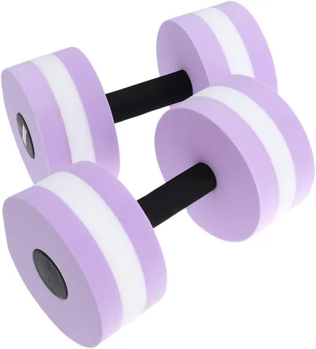 Miniatura 8 de DOITOOL Juego de 2 mancuernas de ejercicio acuático para aeróbicos acuáticos, mancuernas de espuma ligera, resistencia a la piscina
