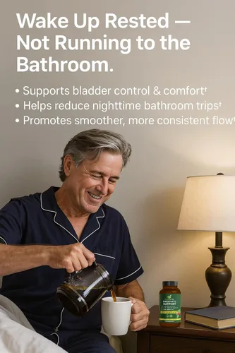 Miniatura 6 de Suplemento de apoyo para la próstata para hombres – Saw Palmetto, Beta-Sitosterol, Pygeum, ortiga, zinc y selenio – Apoya el flujo urinario
