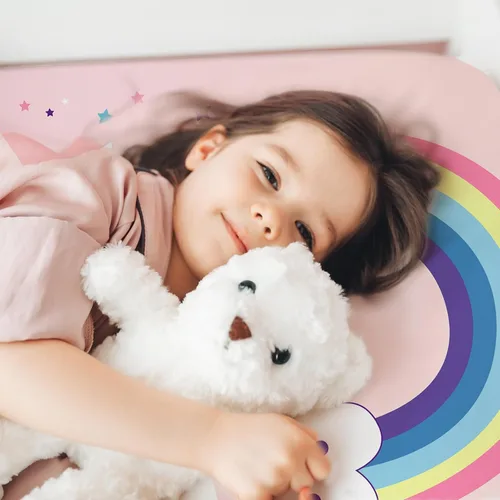 Miniatura 35 de MUSOLEI Sábana bajera ajustable de hongos, ropa de cama de hongos, decoración de hongos para niños, niños; juego de sábanas individuales; 1 sábana